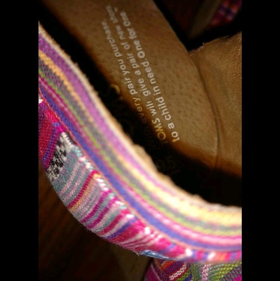 See copy listing / Toms platform cork wedges - Picture 4 of 4